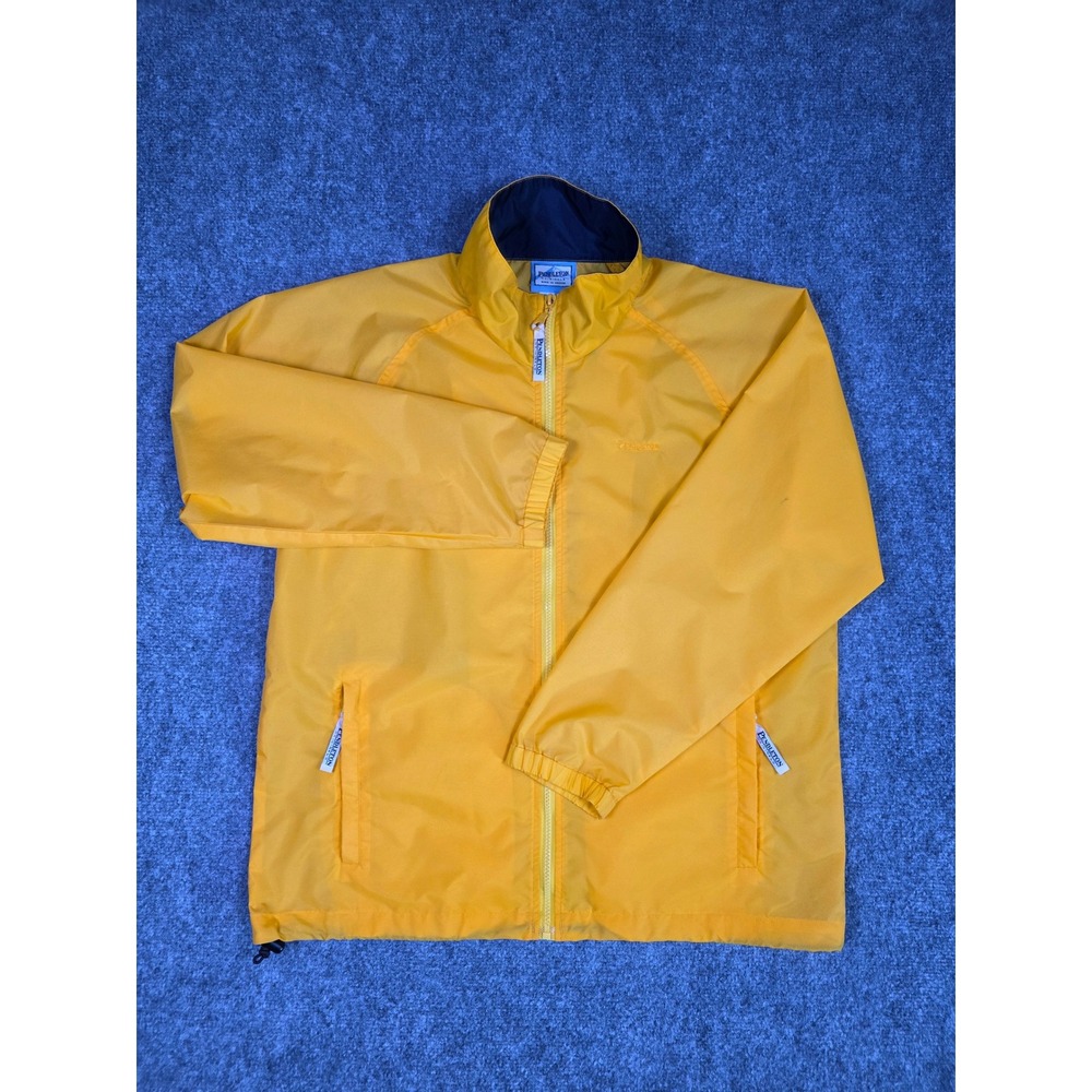 Pendleton Originals Windbreaker Jacket Mens Medium Yellow Full Zip Lightweight